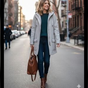 J.Crew Chateau Wool Parka - Italian Stadium Cloth